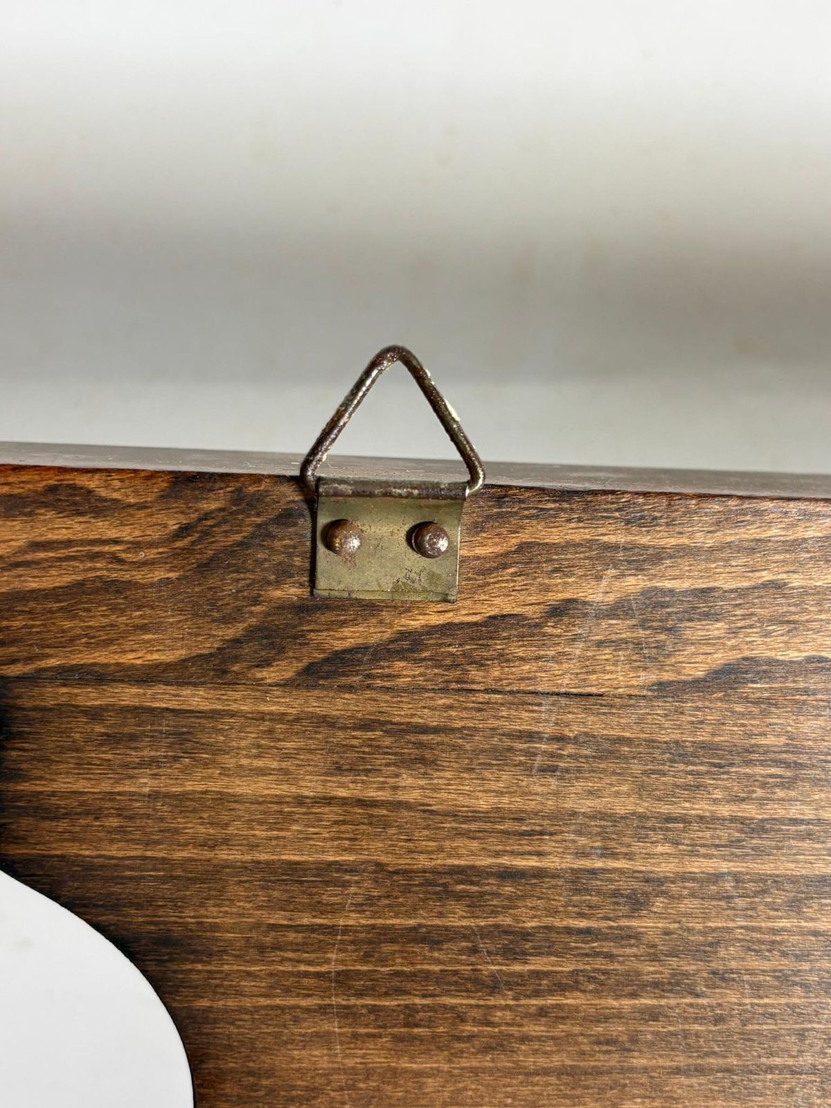 Furniture Wooden And Brass Coat Rack, France, 1950 photo