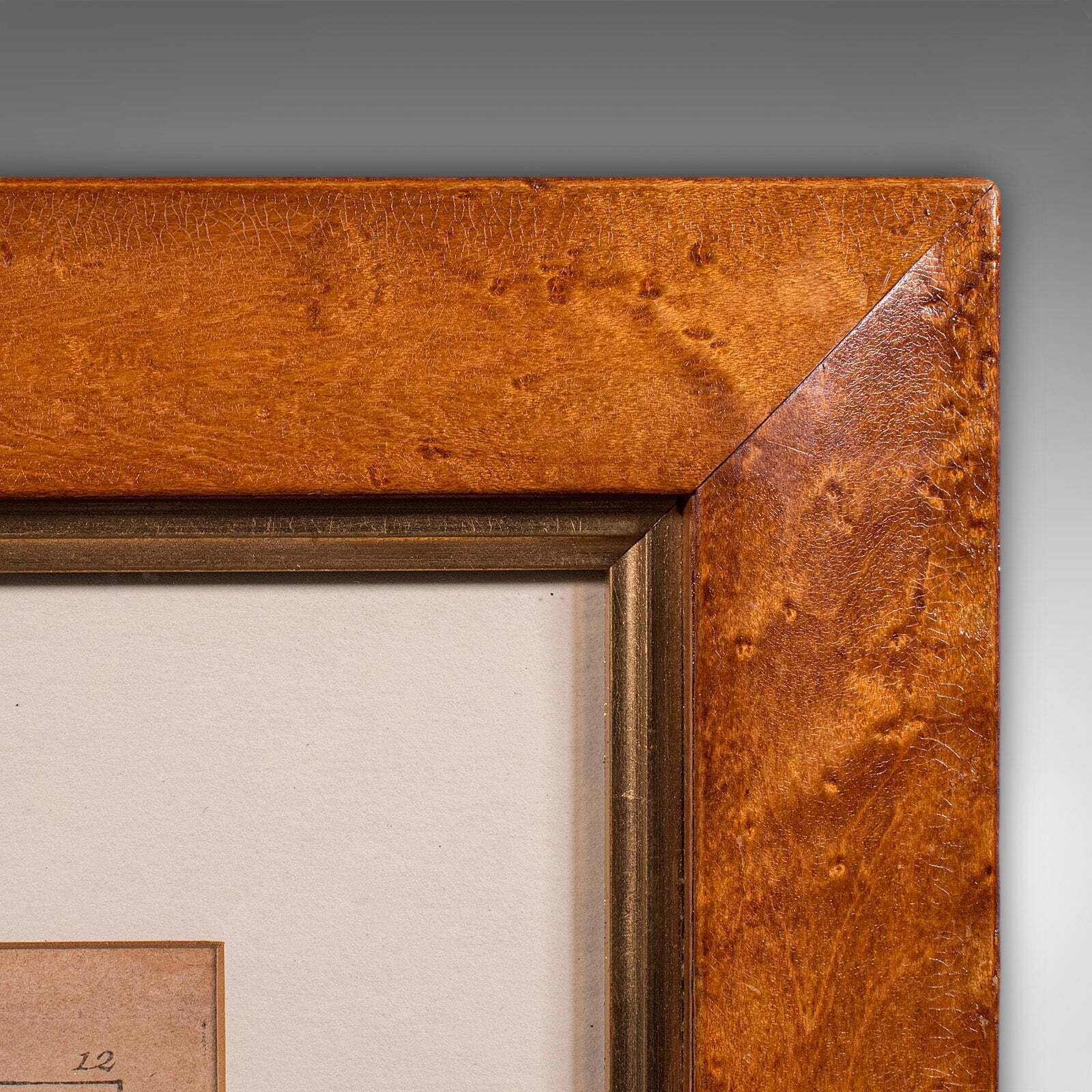 Art Antique Map Of Ireland, French, Framed Cartography, Eire, Georgian, Circa 1780 photo