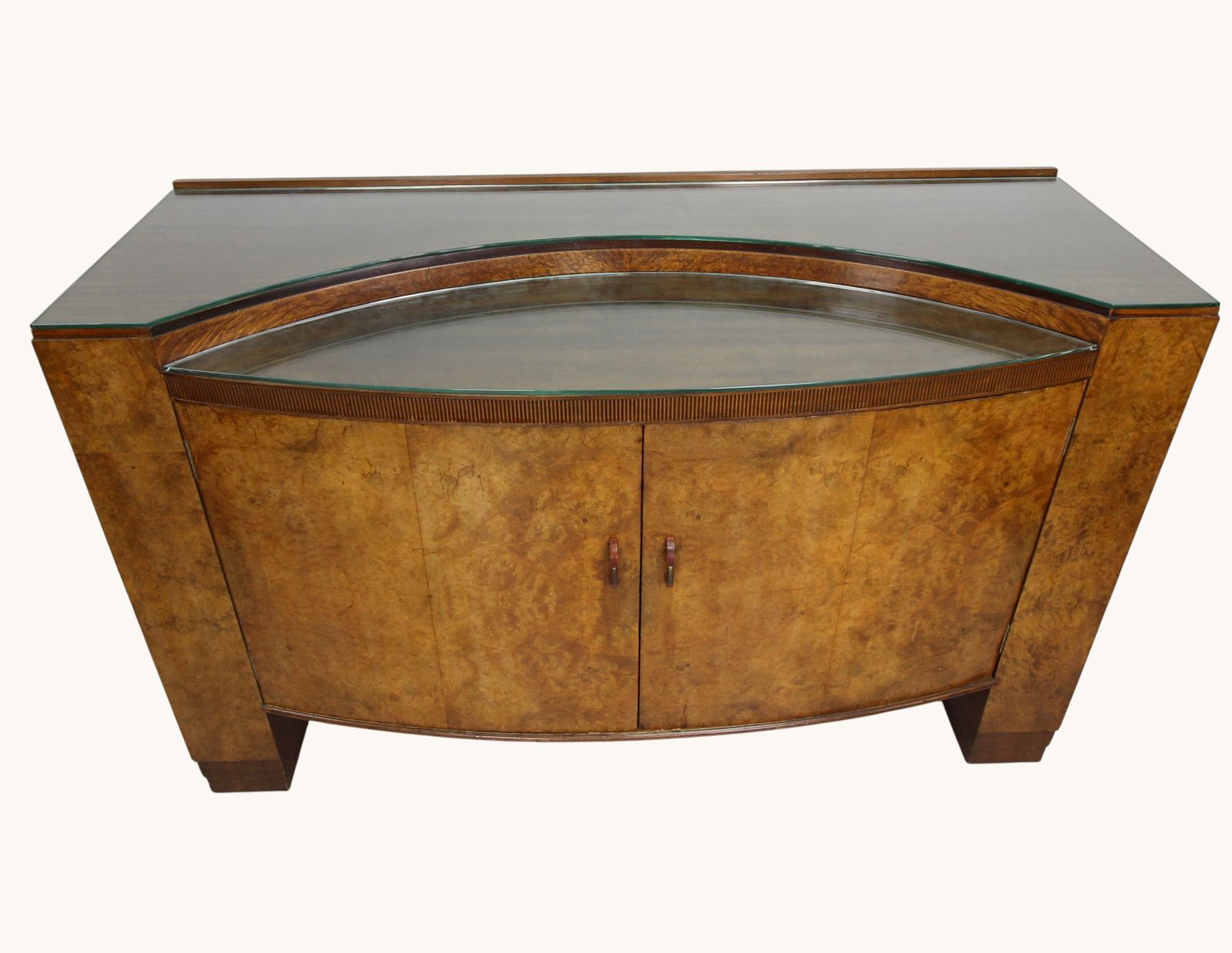 A Rare John Walker & Sons Art Deco Walnut Veneered Sideboard – Made In Scotland photo furniture