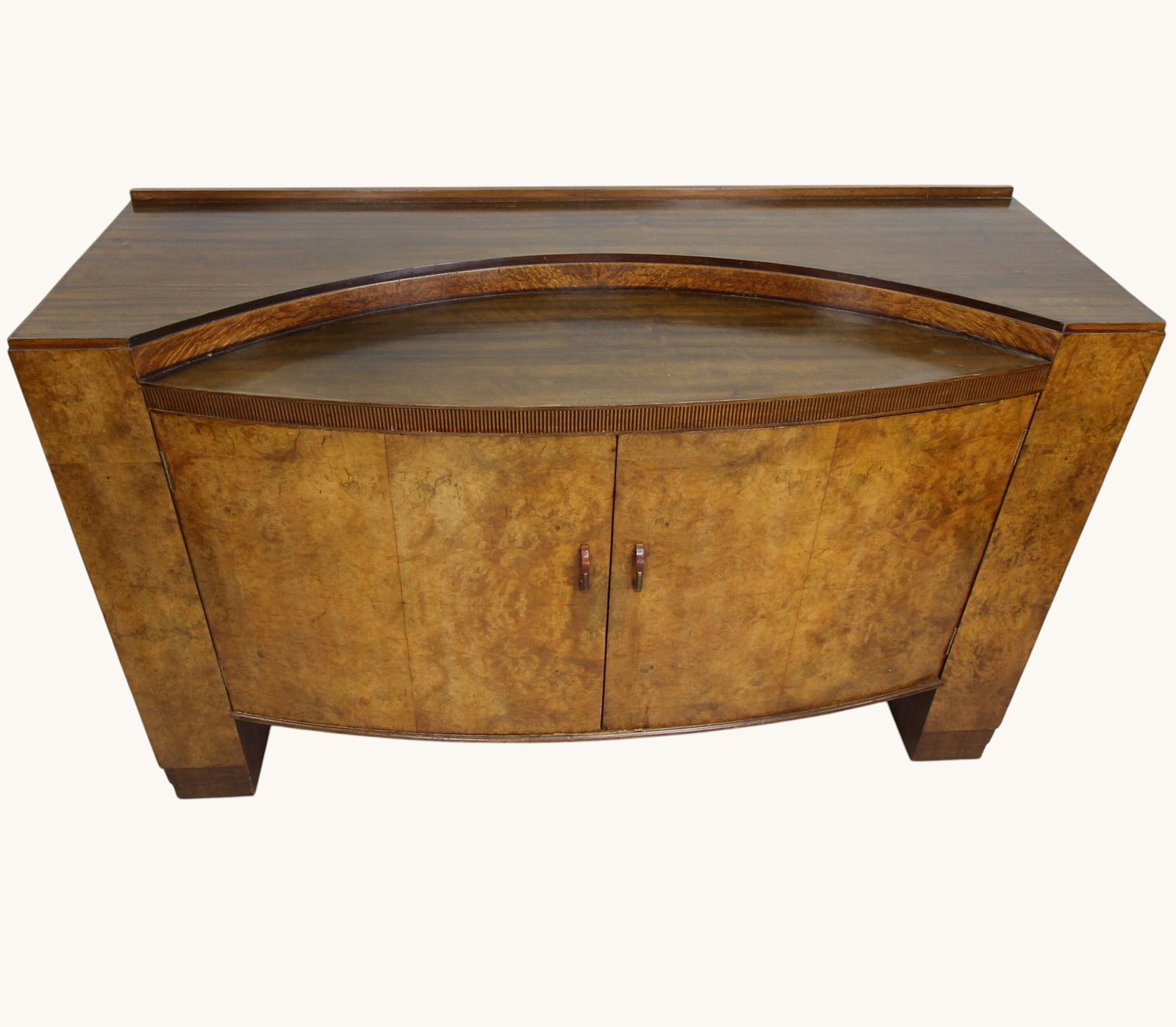 A Rare John Walker & Sons Art Deco Walnut Veneered Sideboard – Made In Scotland photo for sale