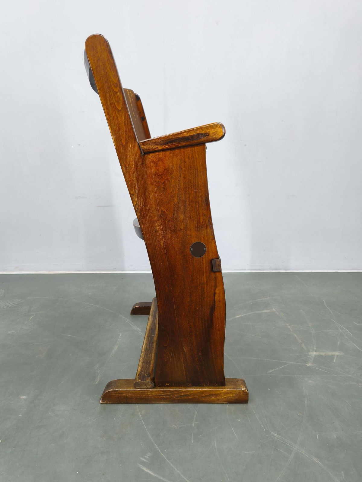 1940s Thonet Style Cinema Chair, Beech Wood Folding Seat photo buy