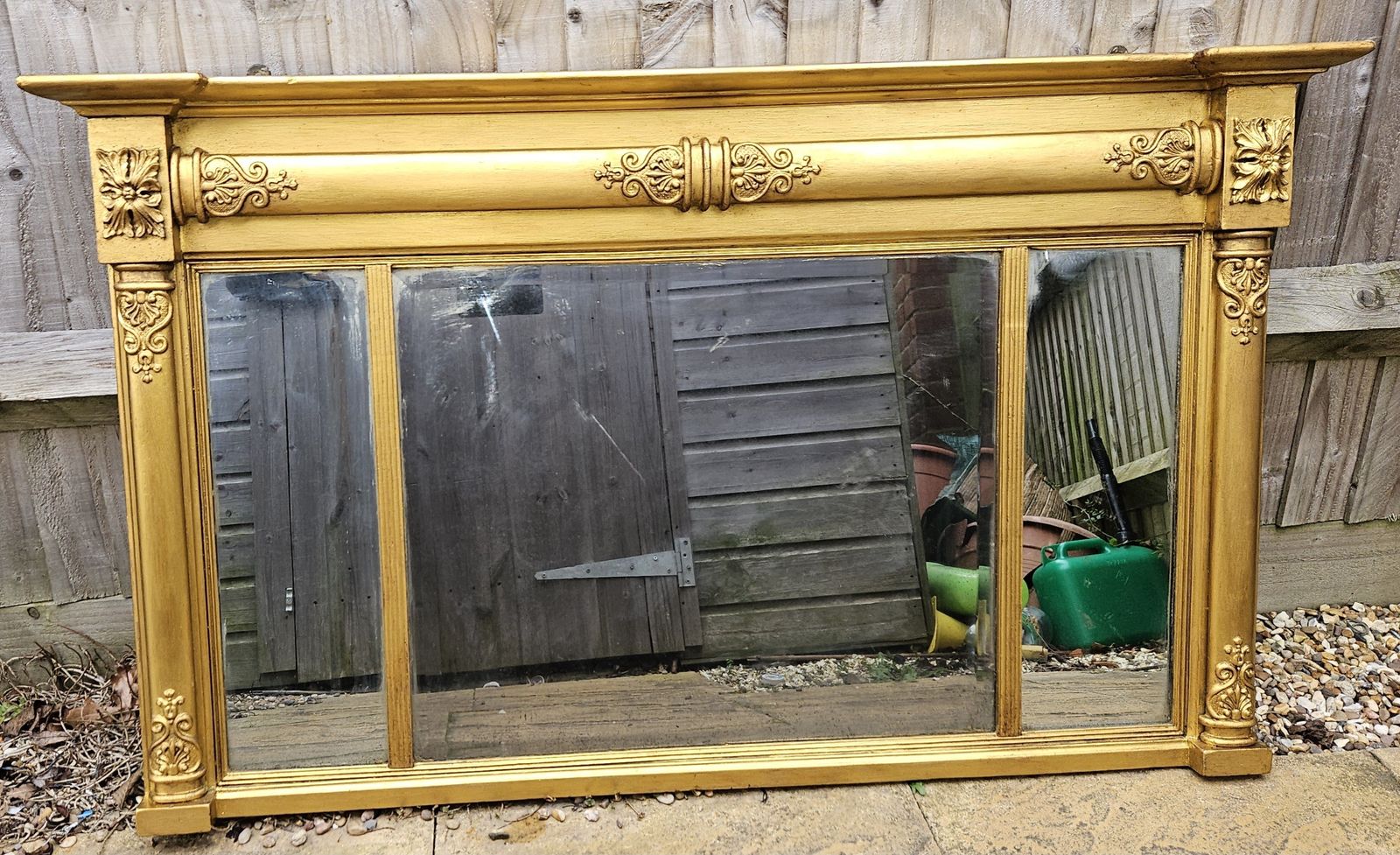 photo vinterior Regency Giltwood Overmantle Mirror (England, Circa 1820)