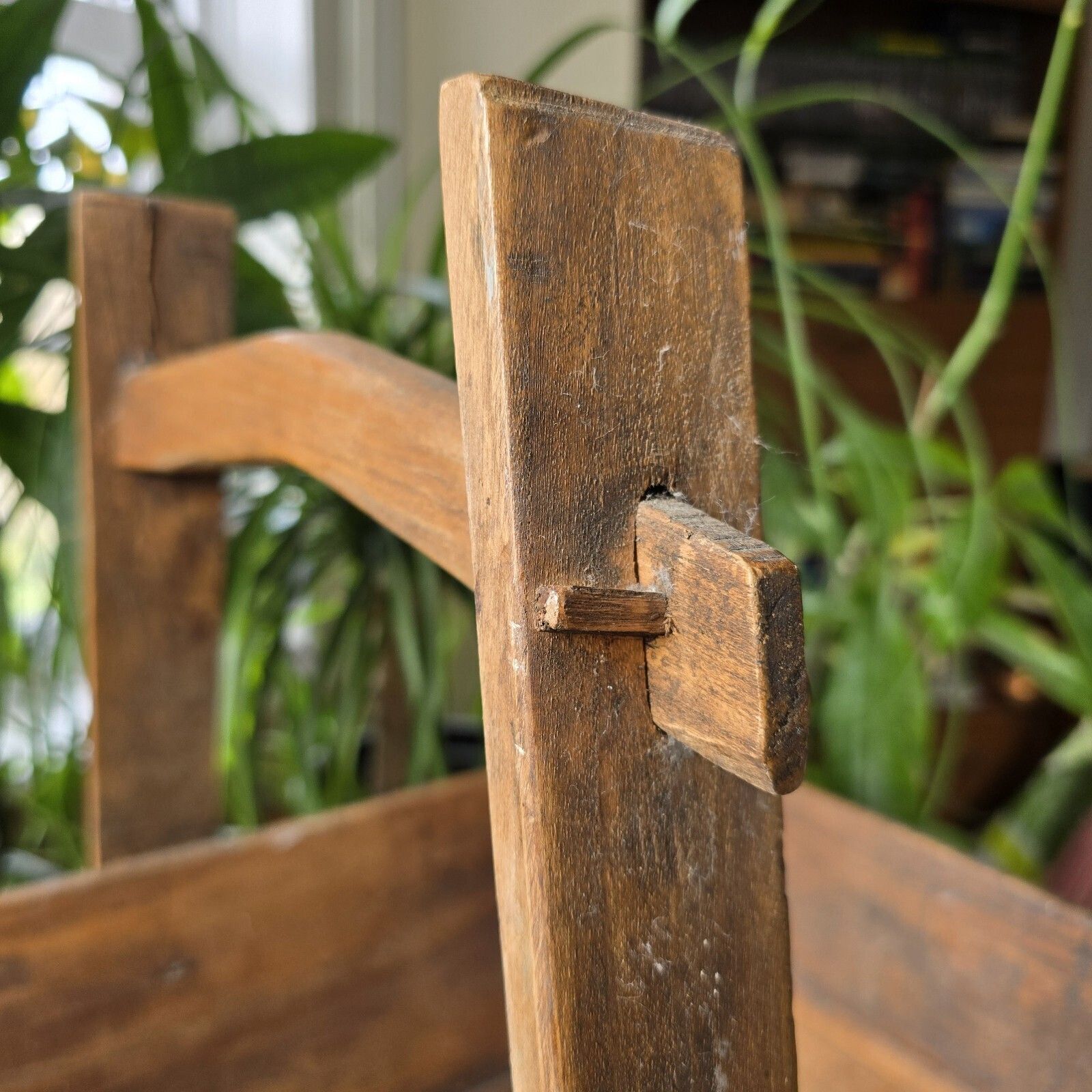 photo vinterior Antique Wooden Trug Chinese Rice Grains Vegetables Old World Rustic Country