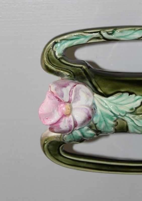 Pair Of Twentieth Barbotines Vases photo 447.02