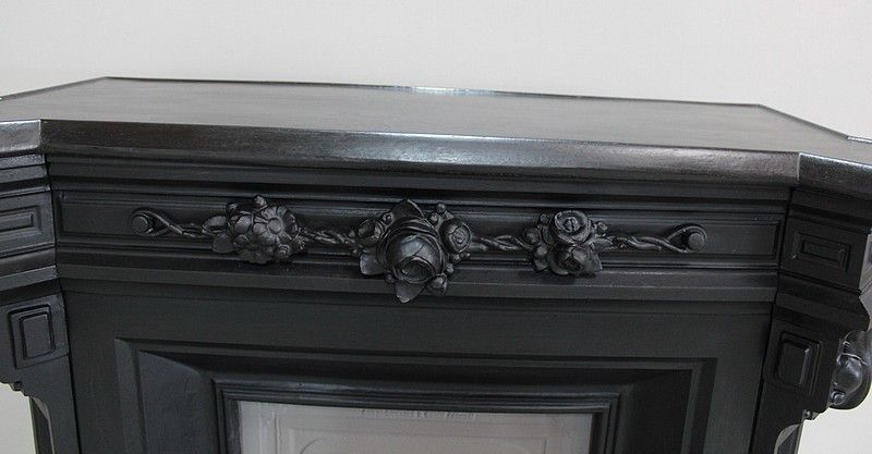 Cast Iron & Iron Fireplace 1920 photo 3582.34