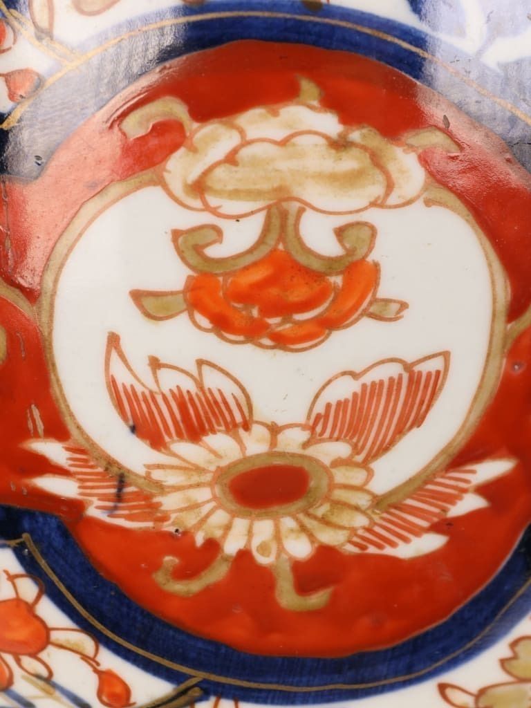 A Charming Meiji Period Japanese Imari Porcelain Table Lamp photo vintage