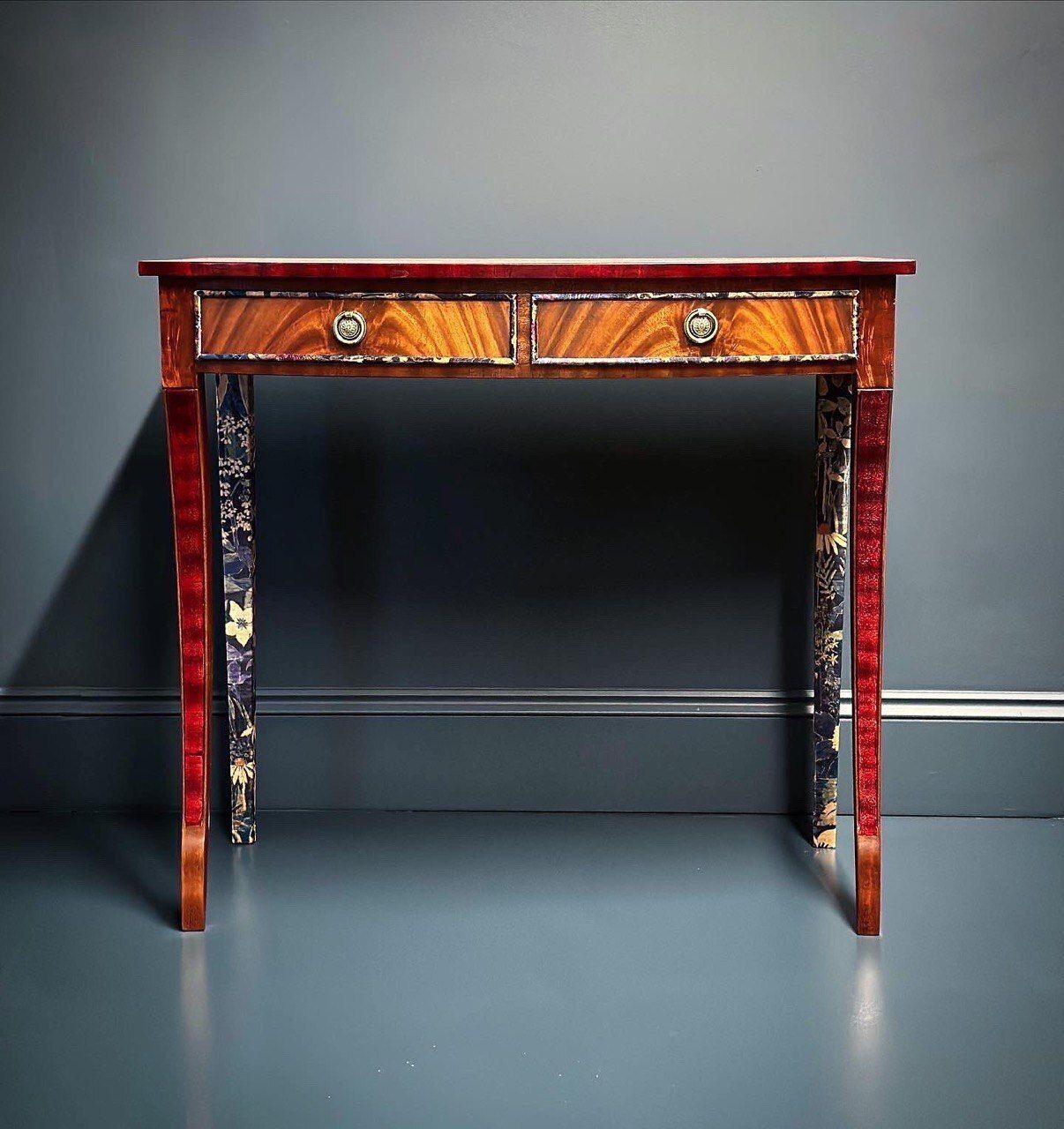 Faria Flowers Consolr Table, 19th Century photo buy