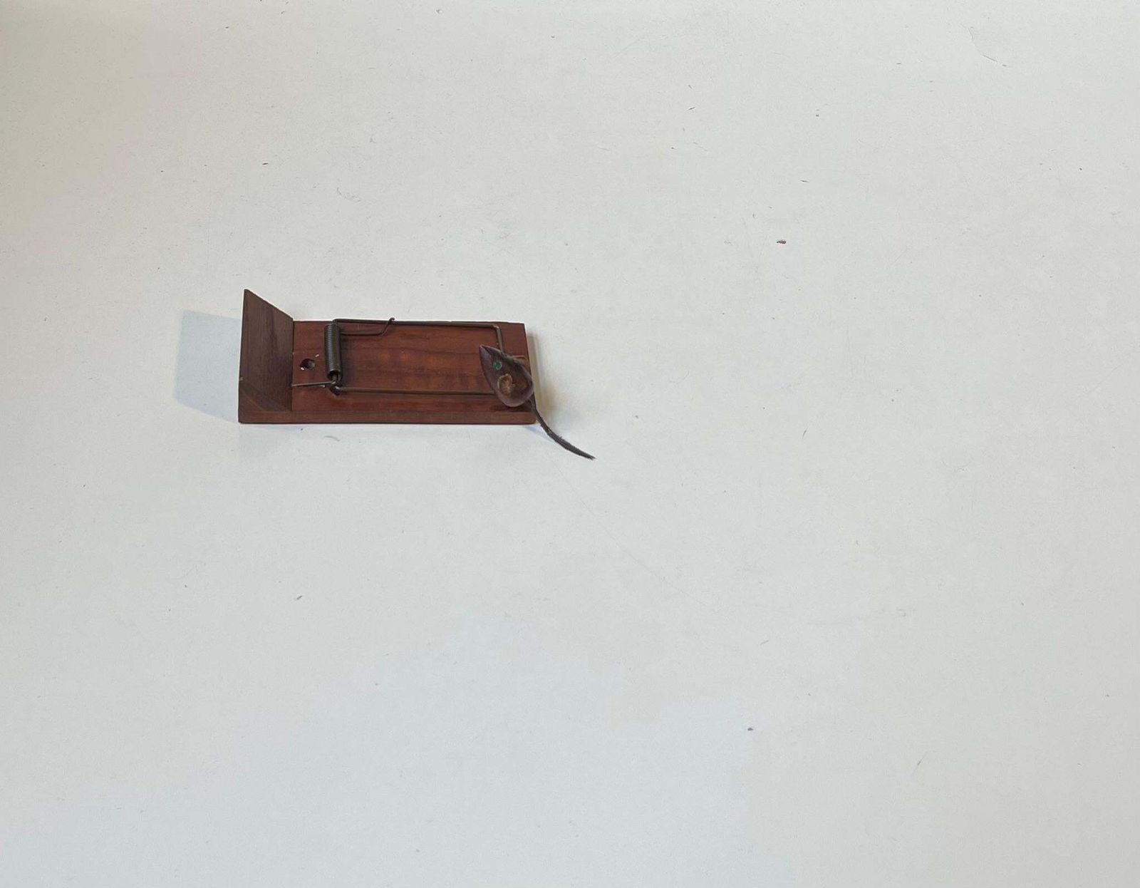 Scandinavian Mid Century Mousetrap Paper Holder In Teak, 1960s photo vinterior