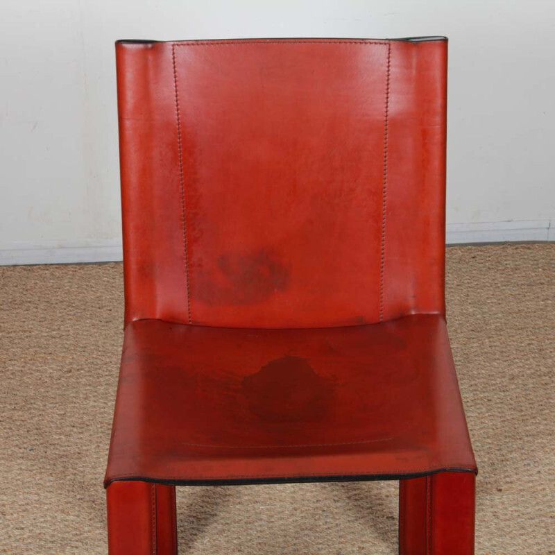 Set Of 8 Chairs By Carlo Bartoli For Matteo Grassi, 1980