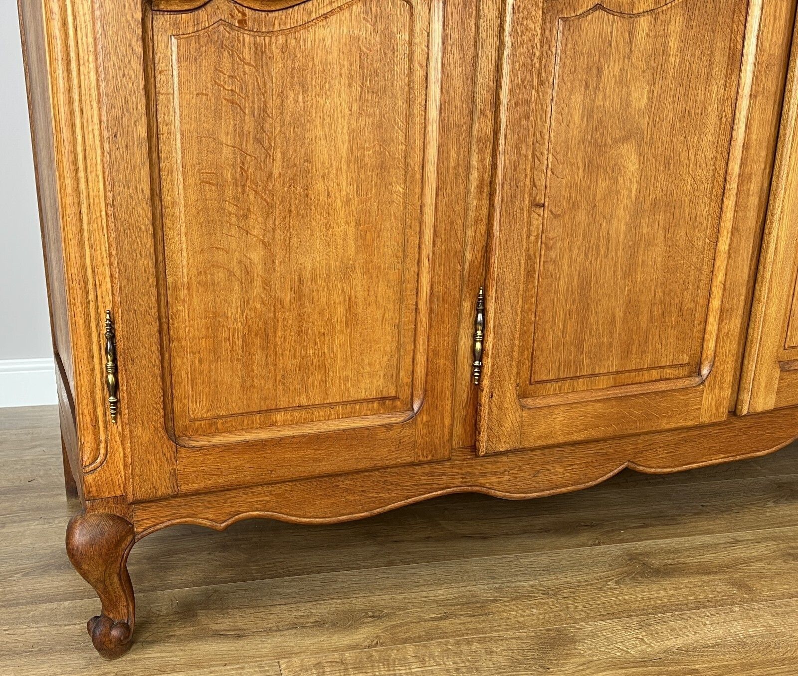 Wardrobe Vintage French Louis XVI Style Oak Four Door Carved Armoire Lot 4979. photo buy