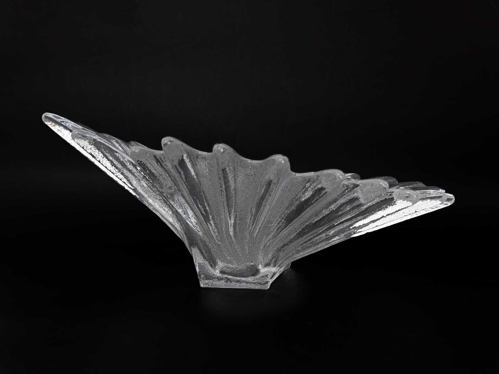 Dartington Glass Anita Harris Design Palm Dish   1980's Twentieth Century Home Decor photo 73.0