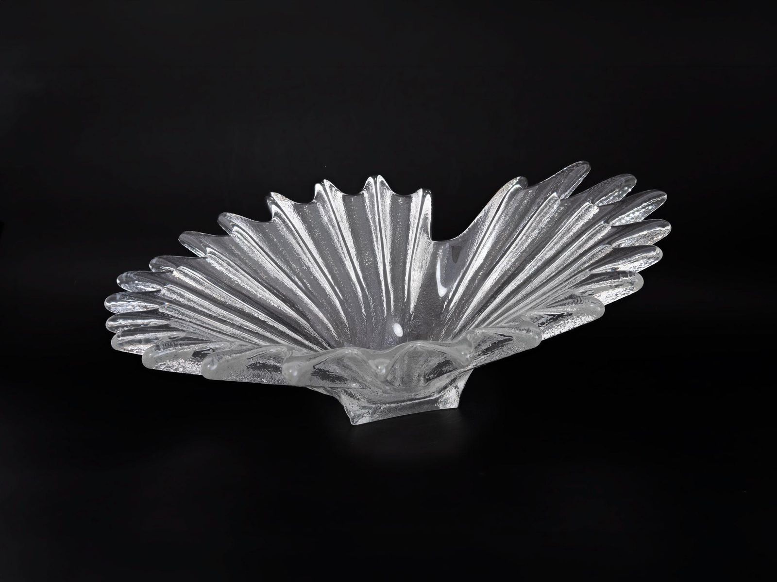 Dartington Glass Anita Harris Design Palm Dish   1980's Twentieth Century Home Decor photo buy