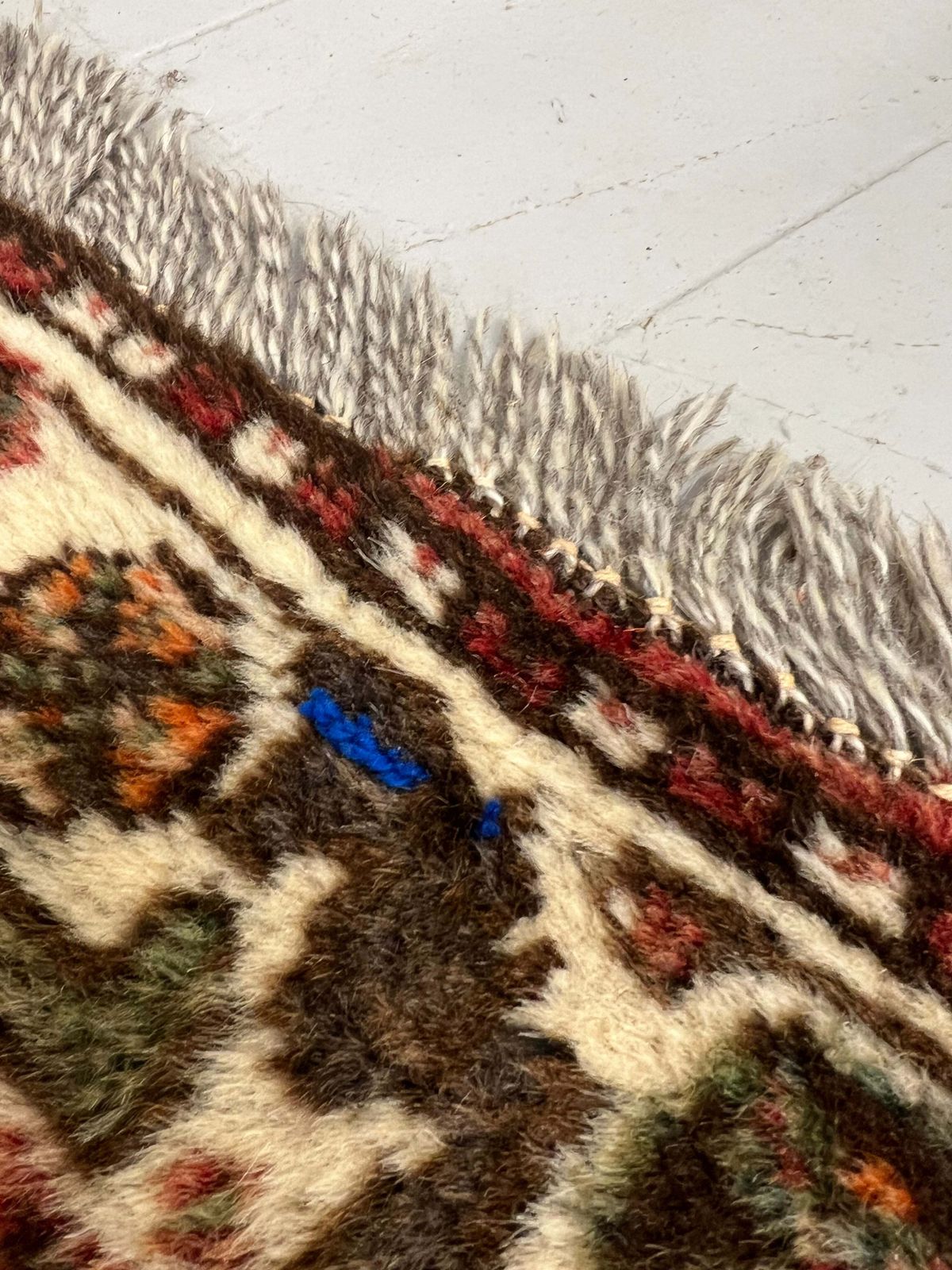 153cm X 105cm Muted Tones Woollen Vintage Rug photo 155.0