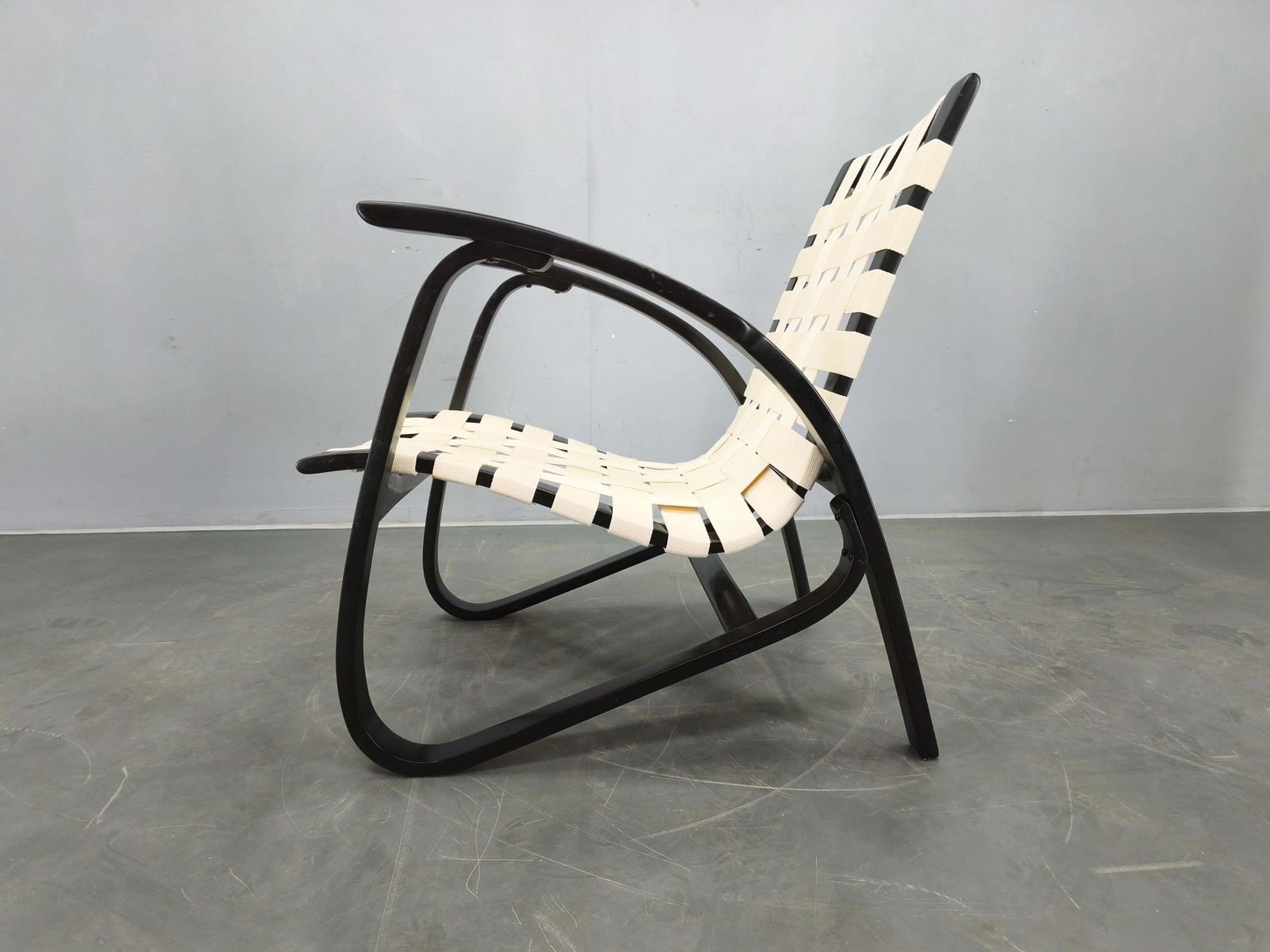 Jan Vanek Bentwood Lounge Chair, Czechoslovakia, 1960s photo for sale