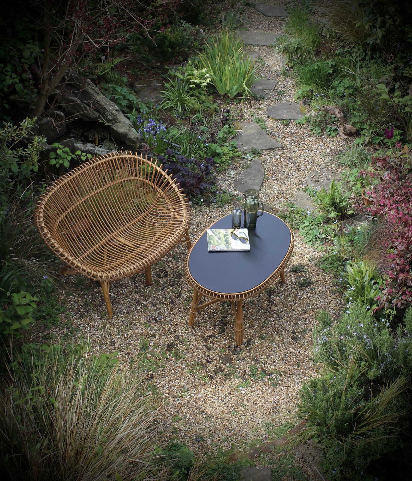 Franco Albini Mid Century Wicker Sofa photo vinterior