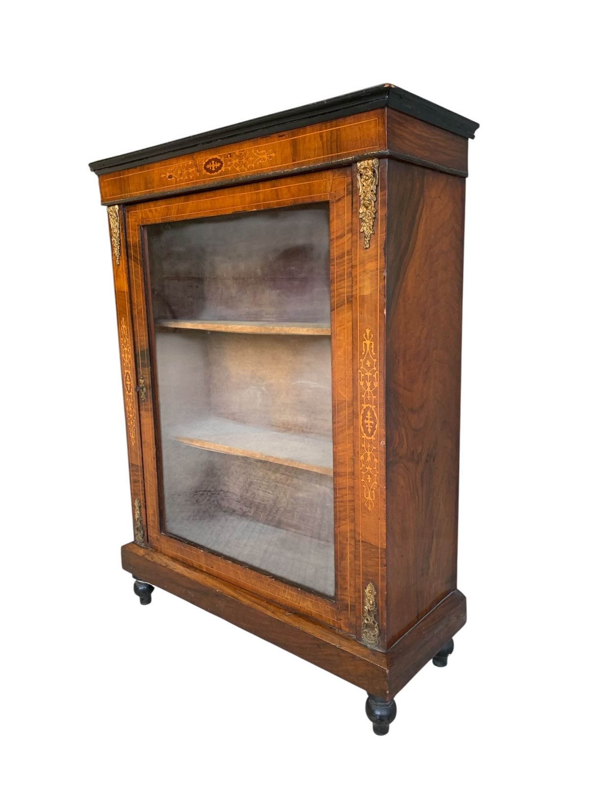 Antique Walnut 19th C Pier Cabinet photo Furniture