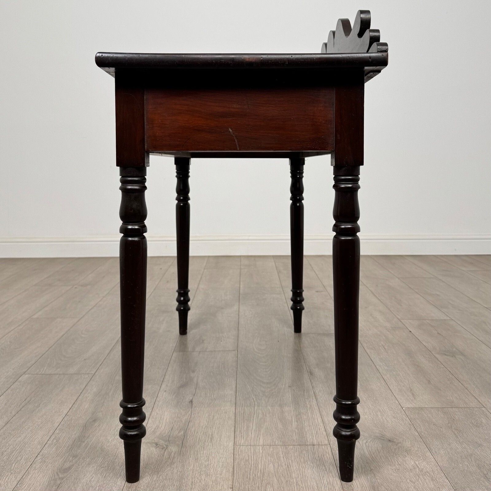 Antique 19th Century Victorian Writing Table In Mahogany photo for sale