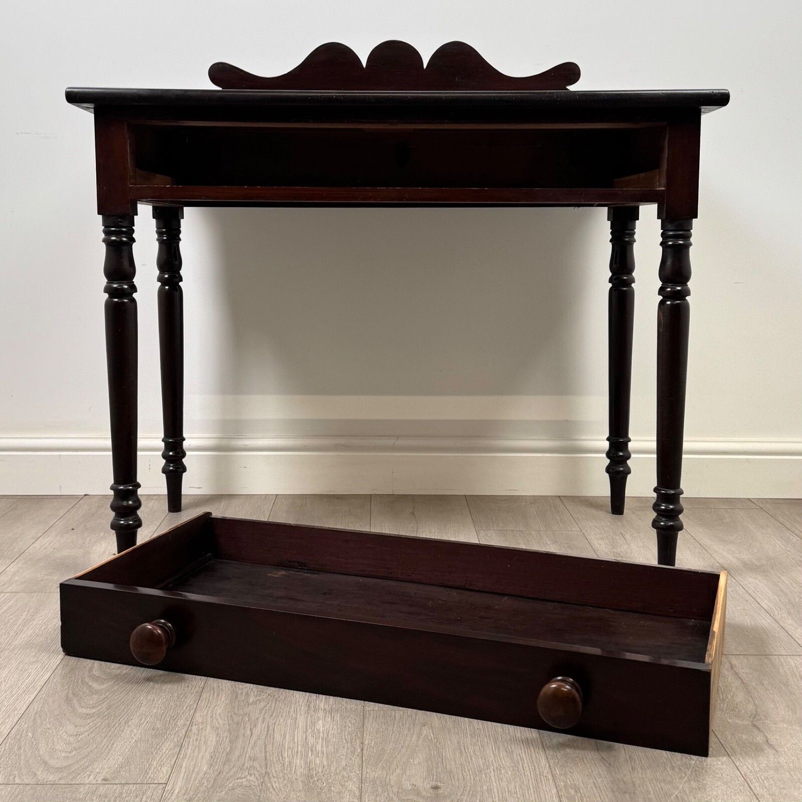 photo for sale Antique 19th Century Victorian Writing Table In Mahogany