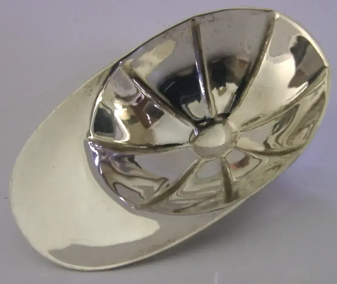 Rare Novelty Tiffany & Co Sterling Silver Caddy Spoon Jockey Baseball Cap C1960 photo for sale