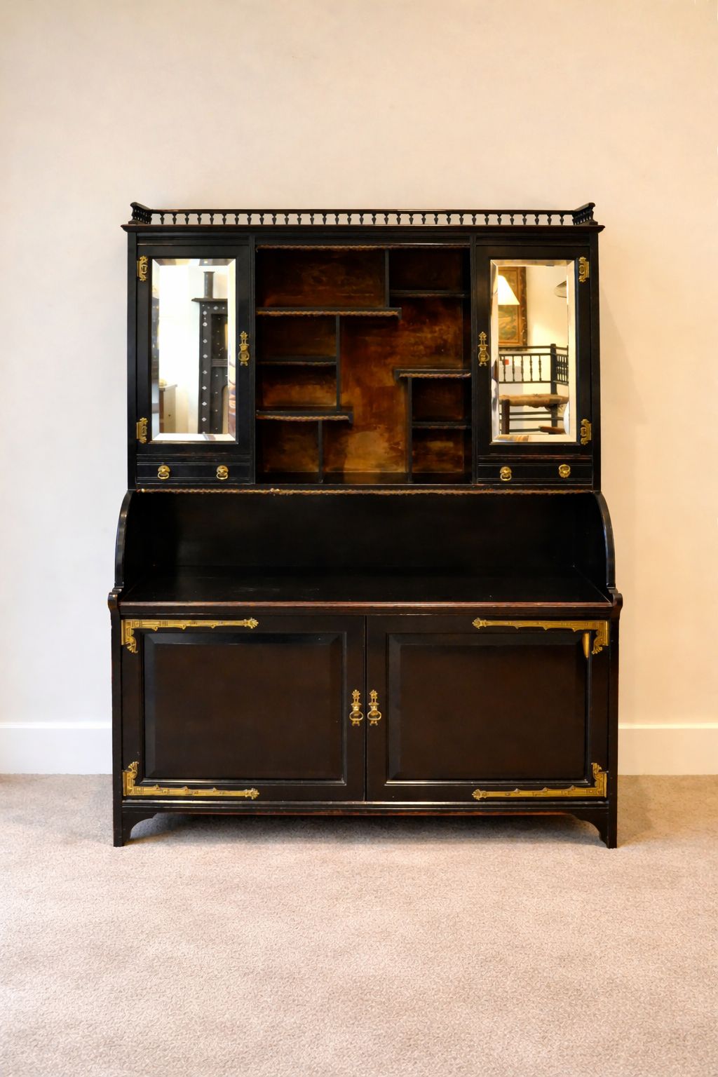 Aesthetic Movement Cabinet / Dresser. Attributed To E.W Godwin And Jackson & Graham.