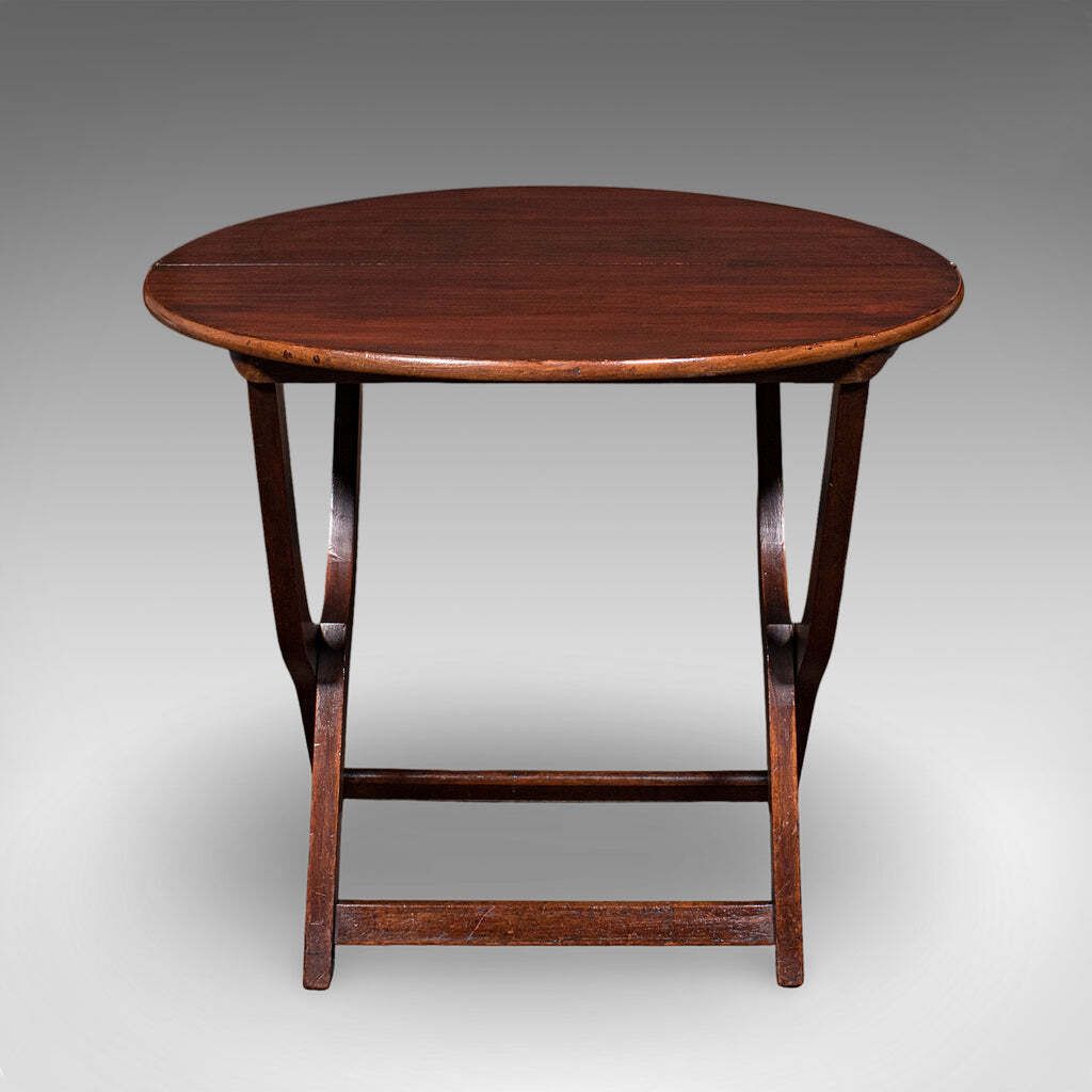 Antique Garden Party Serving Table, English, Folding, Lounge, Veranda, Victorian photo Furniture