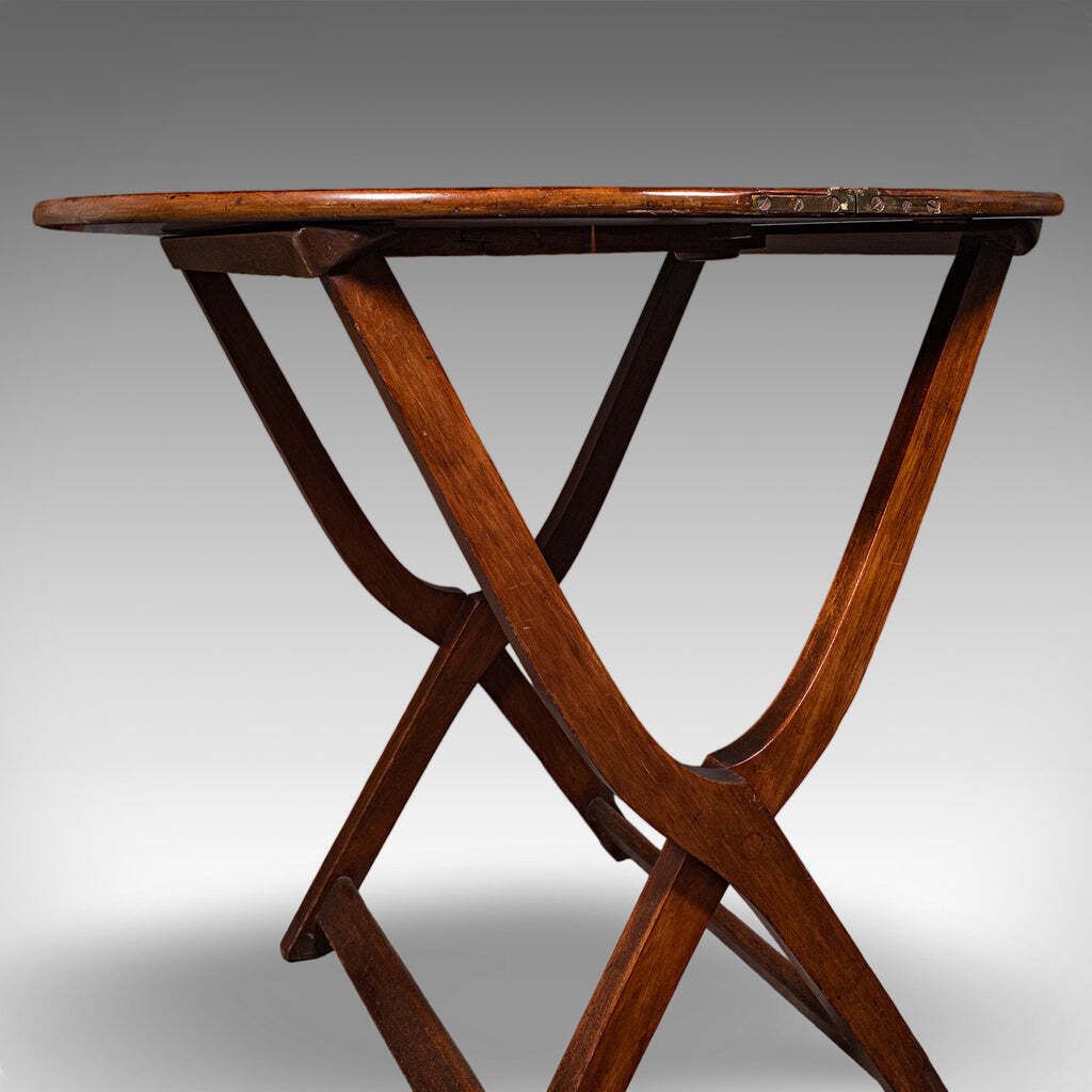 photo for sale Antique Garden Party Serving Table, English, Folding, Lounge, Veranda, Victorian