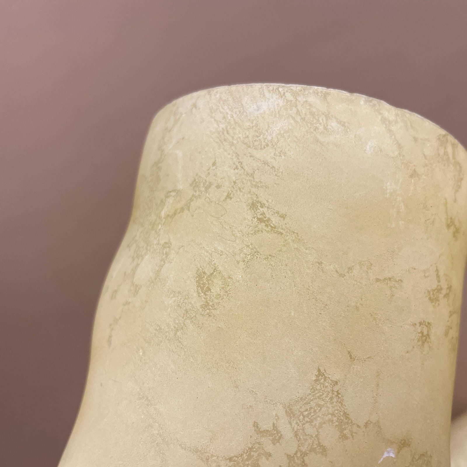 photo furniture Pair Glass French Lamp Shade Cylinder Pendant, Marbled Pattern Art Deco Lightcream