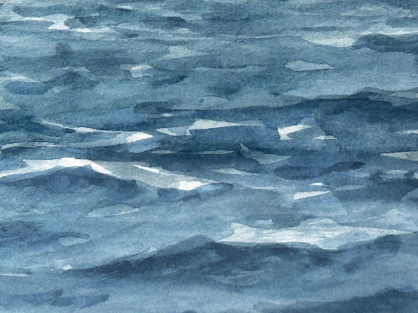 Art Marine  Wwii Naval Battle Painting – Sinking Of Battleship Yamato, April 1945 | Eric Tufnell 1963 Watercolour With Provenance photo