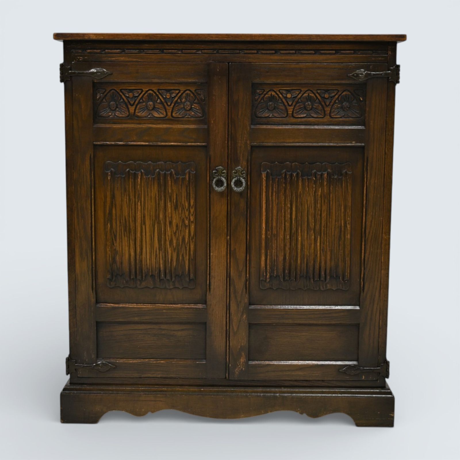 Furniture Old Charm Oak Tv Video Cabinet Light Oak Gold Diamond Free Uk Delivery* photo