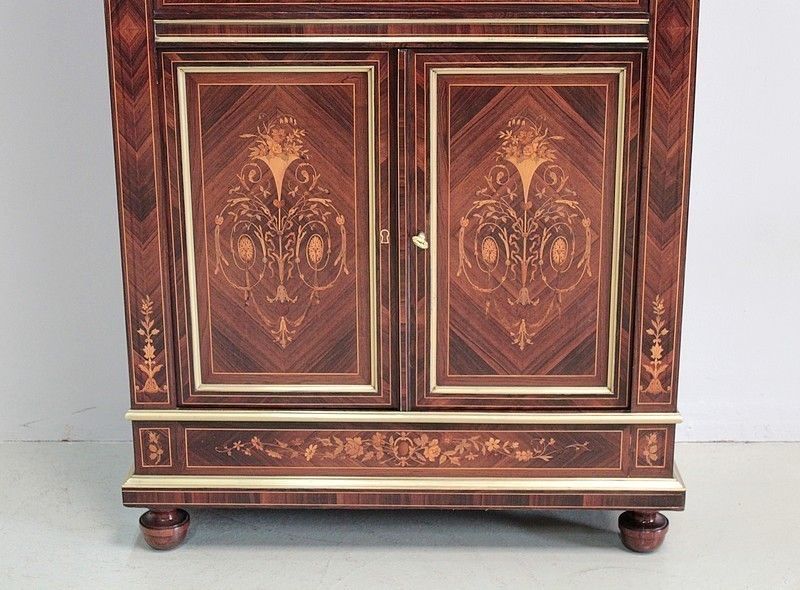 Secretary In Marquetry Napoleon III photo Furniture