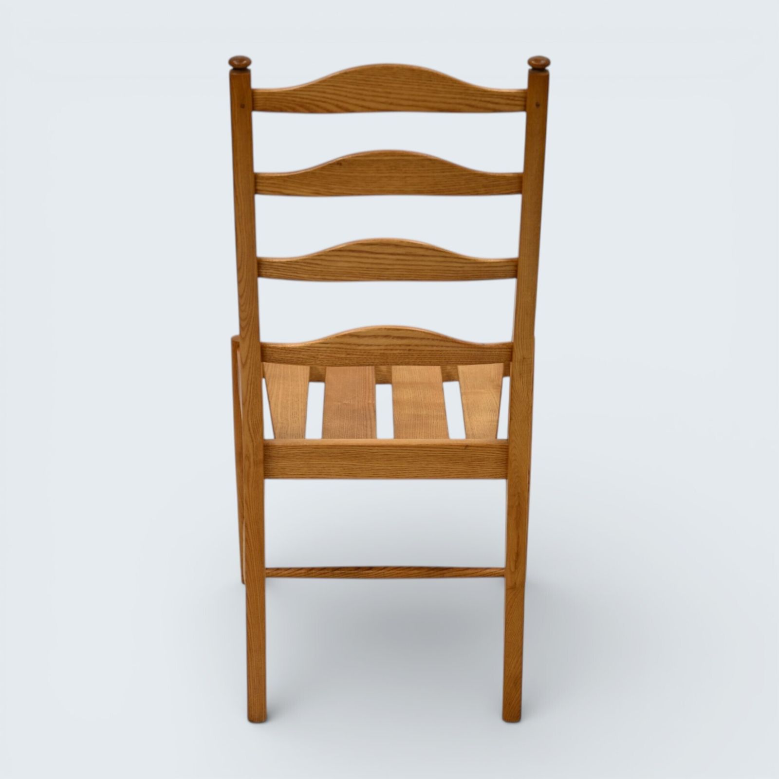 Ercol Set Of 4 Dining Chairs Light Finish Ladderback 1970s Free Uk Delivery* photo buy