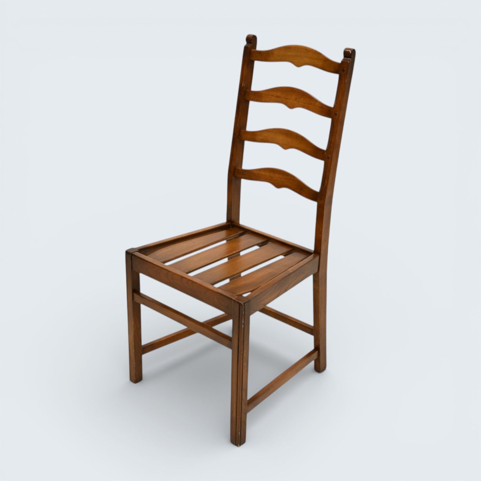 6 Ercol Dining Chairs 1970s Ladderback Inc 2 Carvers Golden Dawn Free Delivery* photo 547.0