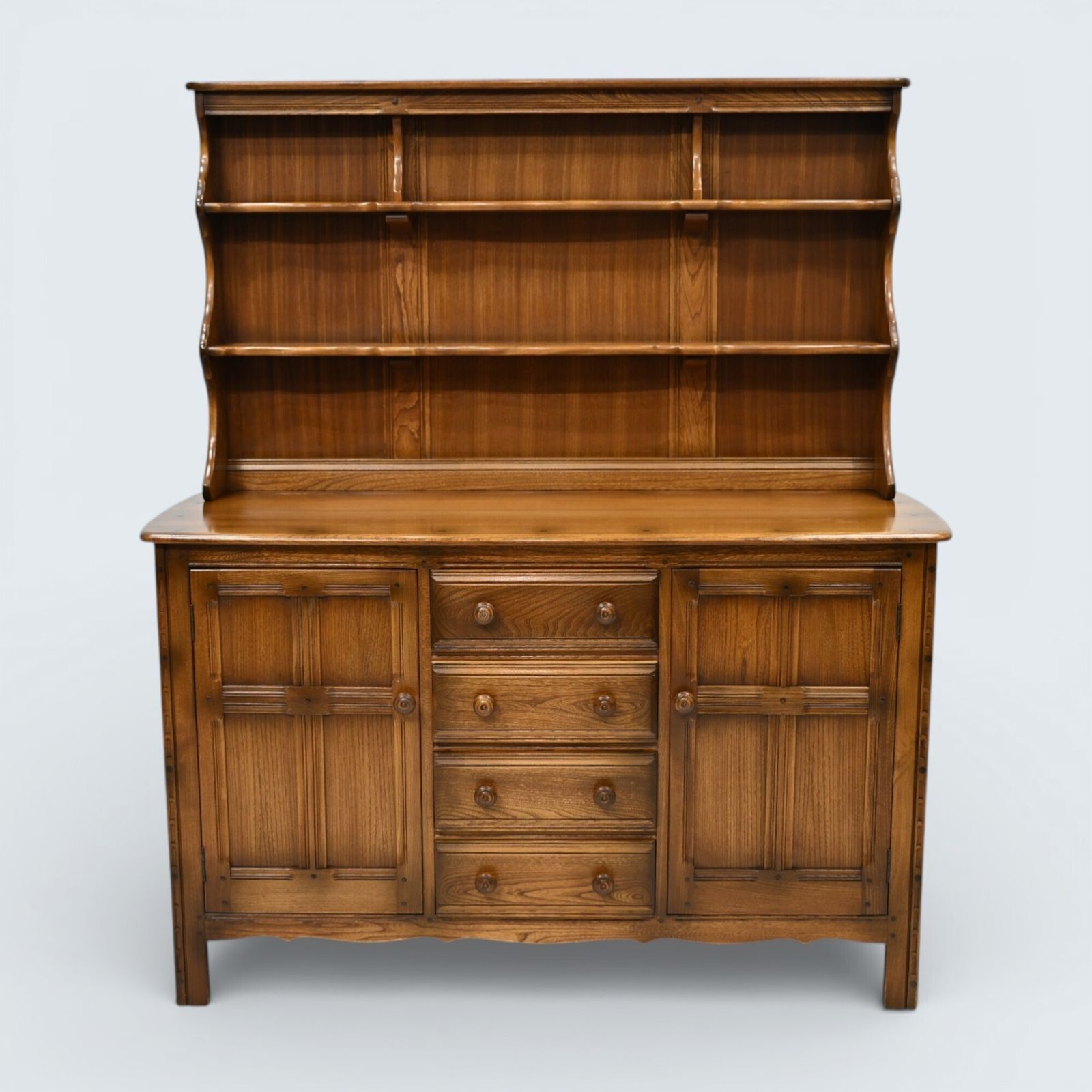 Ercol Vintage Sideboard Dresser 4 Drawers 2 Piece Free Uk Delivery* photo furniture