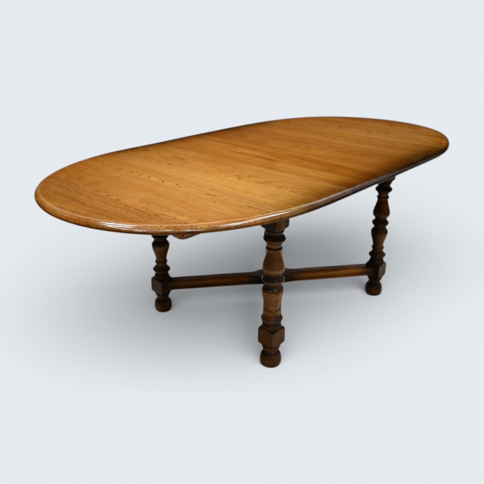 Ercol Woburn Extending Dining Table D End Seats 10 Model 705 Gd Free Uk Delivery photo vintage