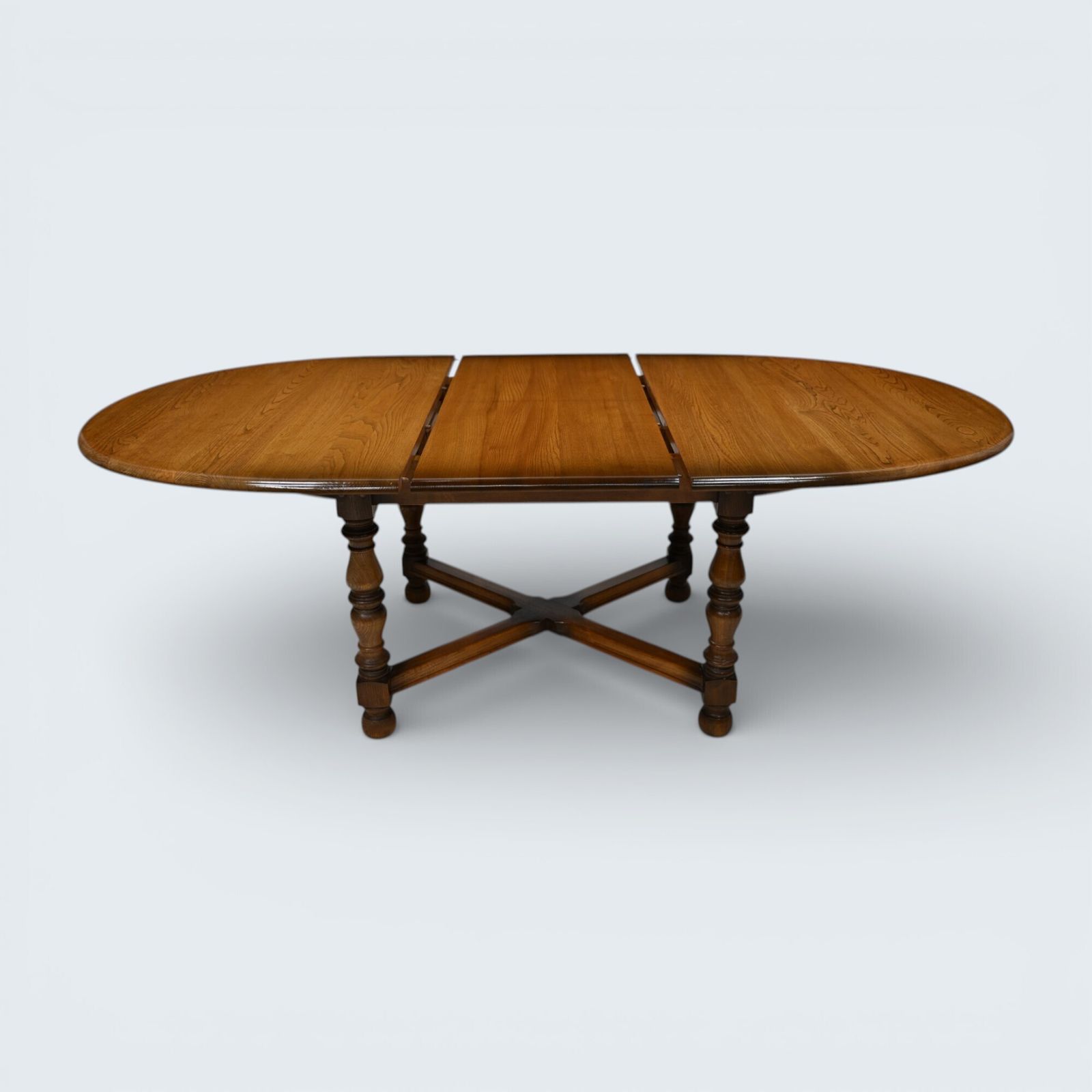 photo for sale Ercol Woburn Extending Dining Table D End Seats 10 Model 705 Gd Free Uk Delivery