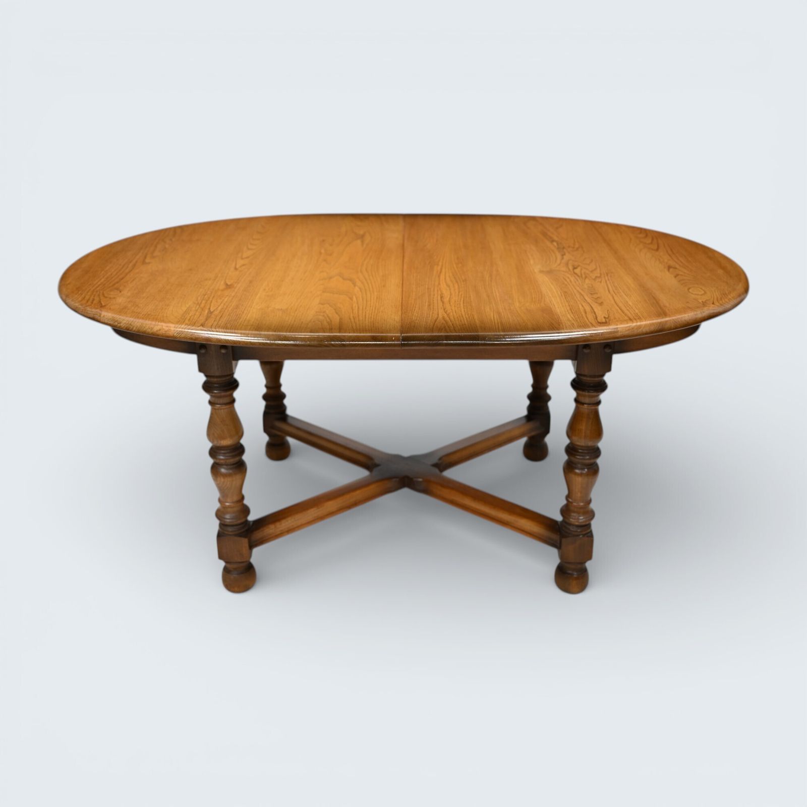 photo vinterior Ercol Woburn Extending Dining Table D End Seats 10 Model 705 Gd Free Uk Delivery