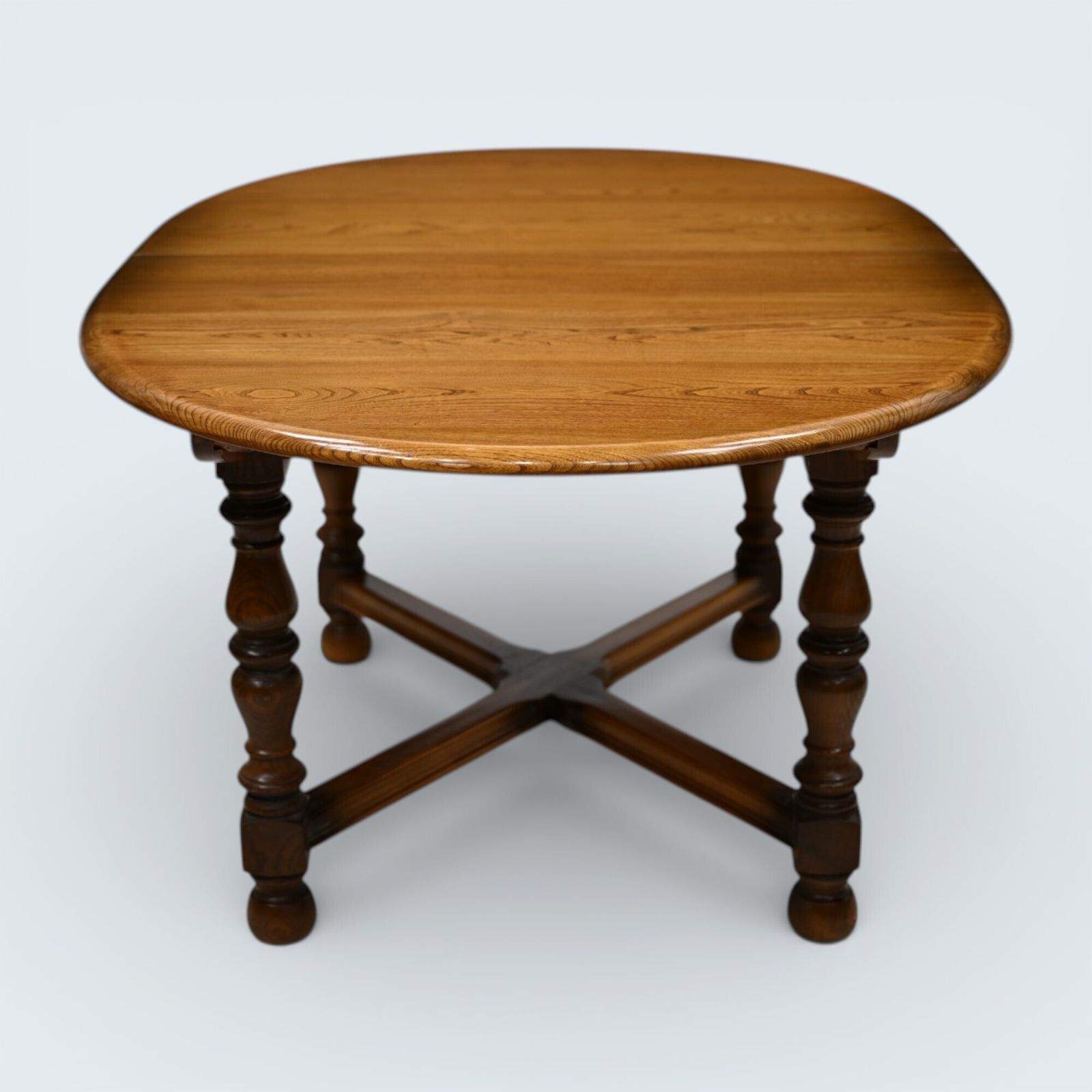 photo vintage Ercol Woburn Extending Dining Table D End Seats 10 Model 705 Gd Free Uk Delivery