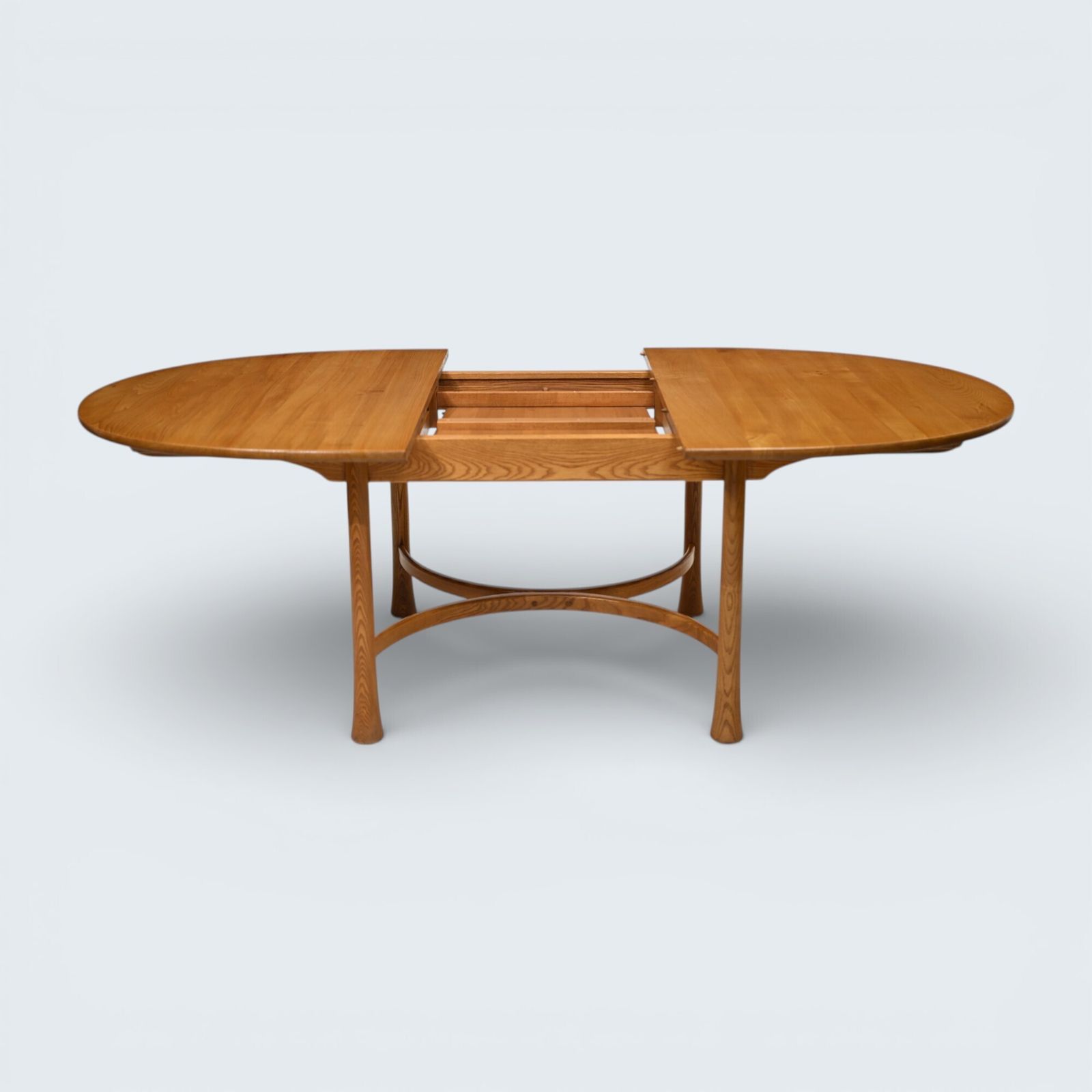 photo buy Ercol Saville Dining Table Extending Light Finish 926 Seats 8+ Free Uk Delivery
