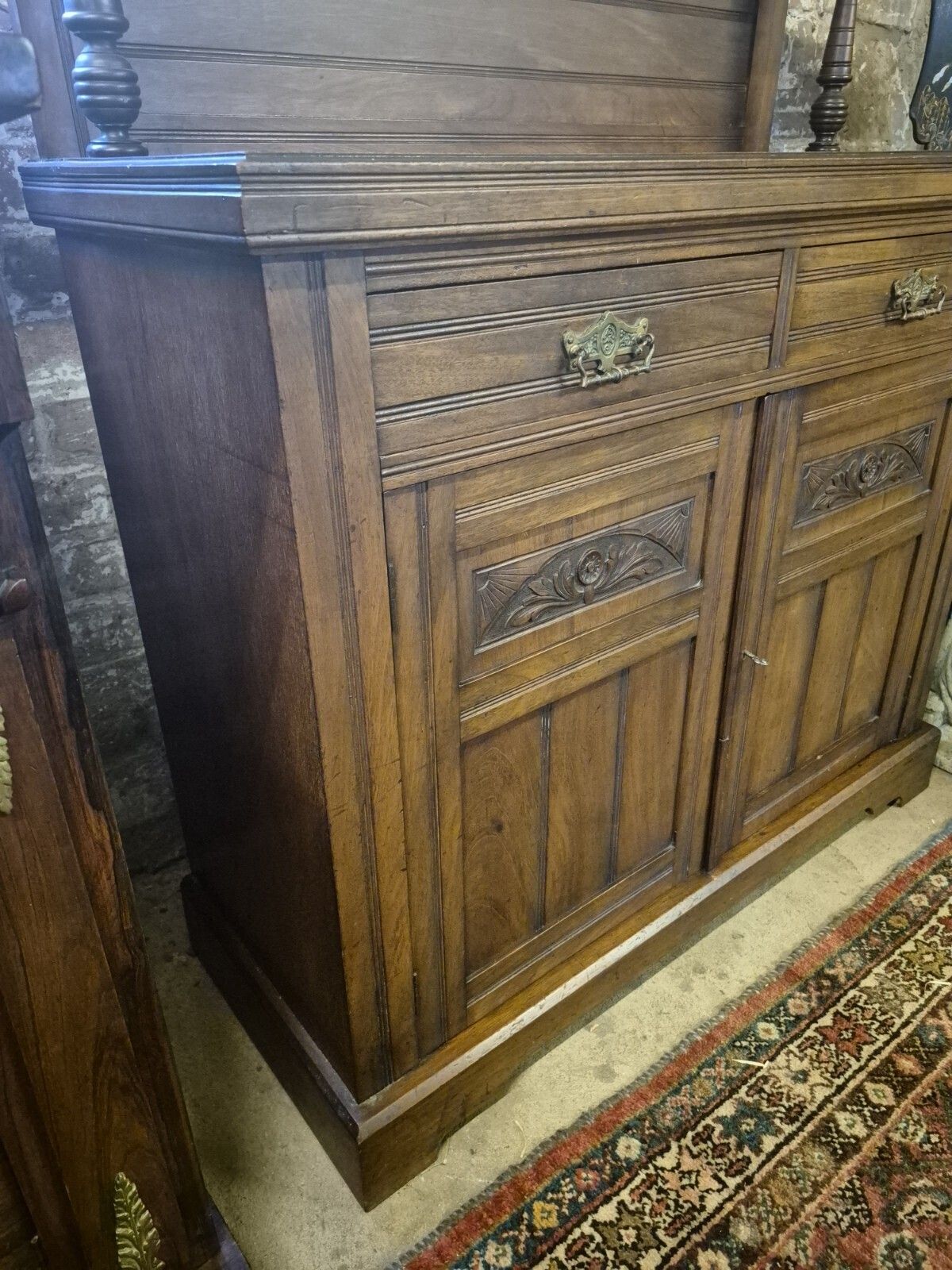 photo furniture A Boho Character Victorian/Edwardian Mirror Back Mahogany Chiffonier Sideboard