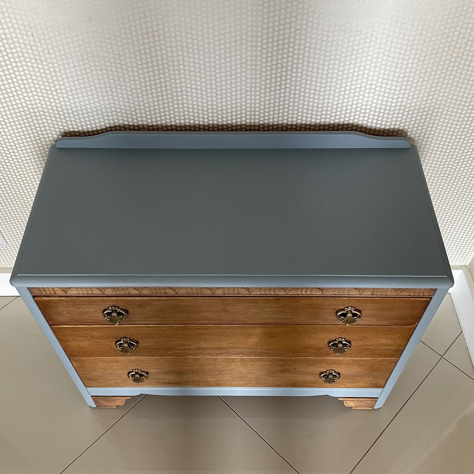 Harris Lebus Mcm Vintage 3 Drawer Chest Of Drawers photo vinterior