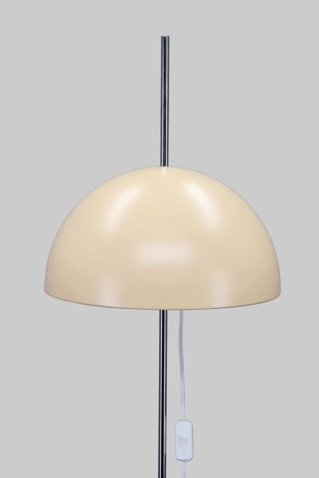 Mushroom Floor Lamp Space Age Metal Napako 1970s Czechoslovakia photo Lighting