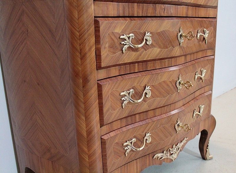 photo for sale Secretary Louis XV Style Marquetry 20th