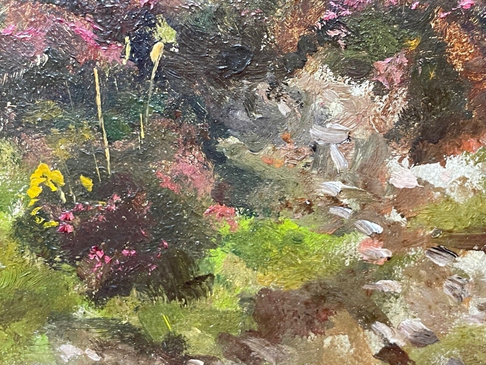 photo vinterior Arthur Wardle (British, 1864–1949) “Exmoor” — Rare Landscape Oil, Circa 1900