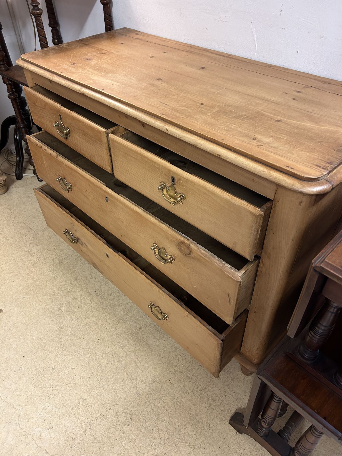 Victorian Pine Chest Of Drawers photo Furniture