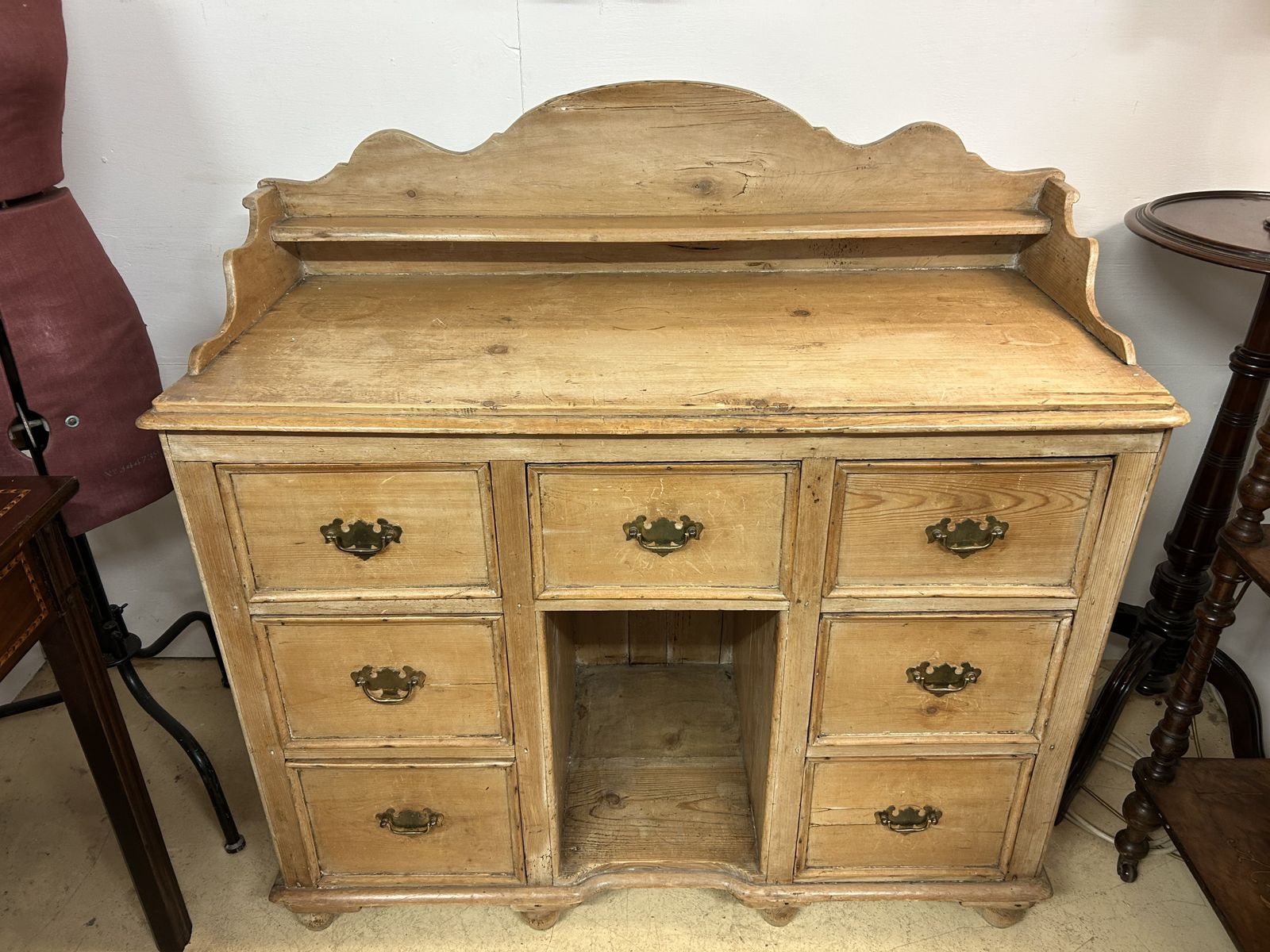 Victorian Pine Chest Of Drawers 7 Drawers