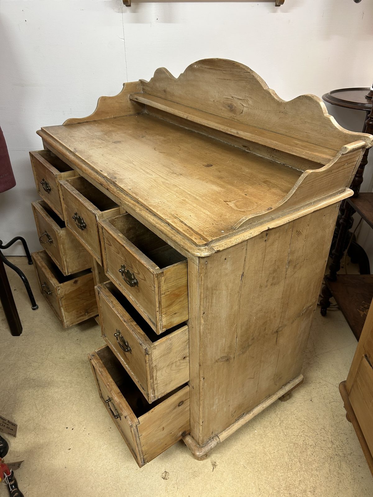 Victorian Pine Chest Of Drawers 7 Drawers photo 495.0