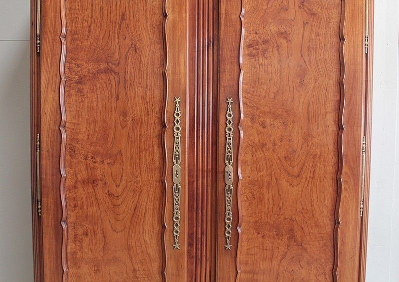 Cabinet Louis XV Cherrywood & Ash 19th photo for sale