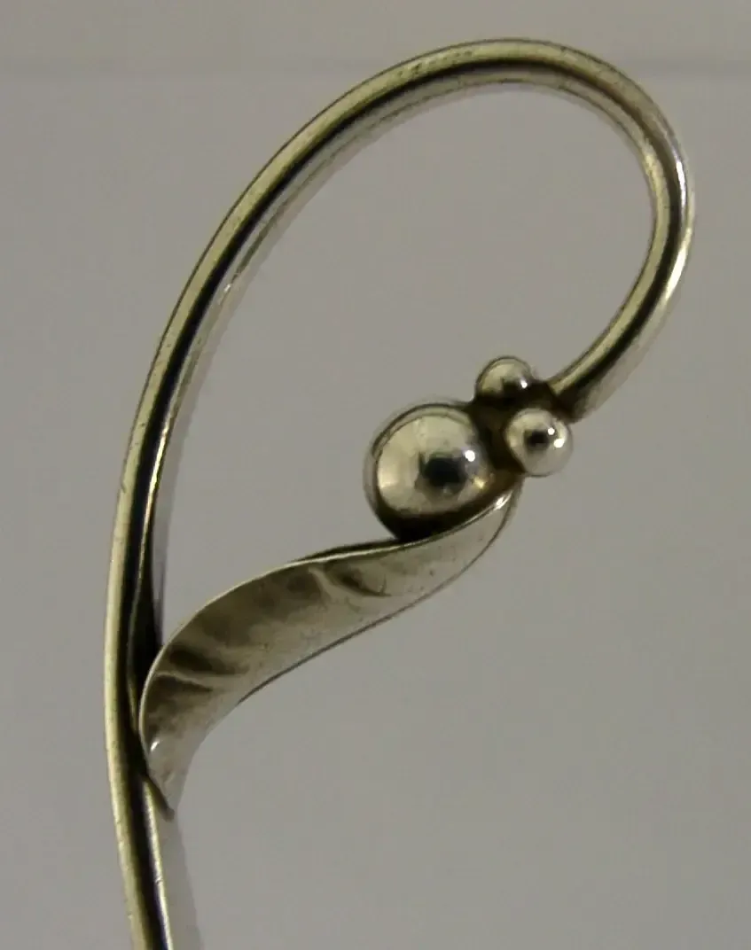 Good Size Georg Jensen Sterling Silver Pattern 21 Spoon 1939 Arts & Crafts photo furniture