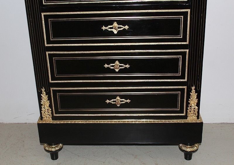 Napoleon III Secretary In Blackened Wood 19th photo 5138.67