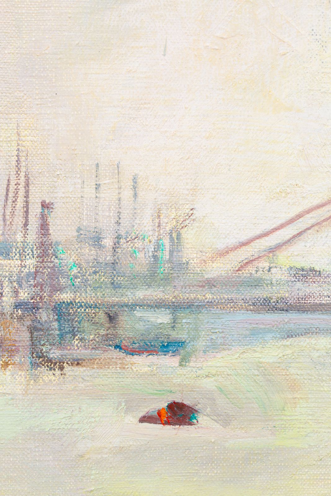 Kunst 'River Thames And The Tower Bridge, London' Door Charles Hug ( 1899 – 1979 ) photo